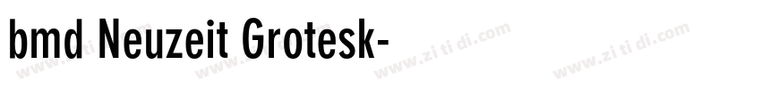 bmd Neuzeit Grotesk字体转换